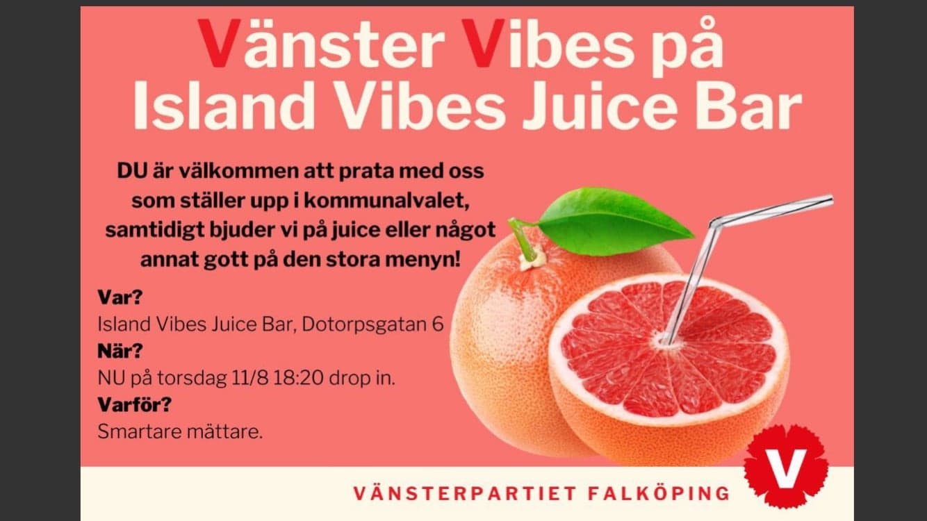 Vänster Vibes på Island Vibes Juice Bar